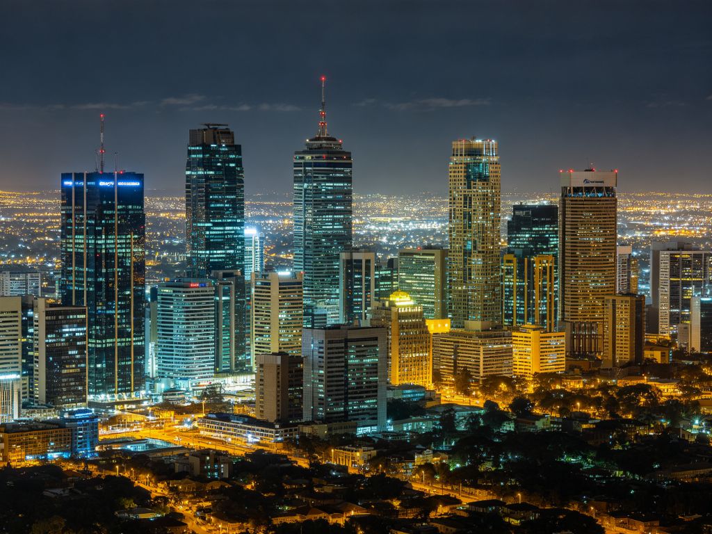 内罗毕城市夜景